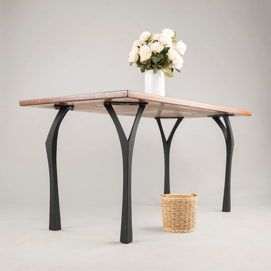 Metal Desk Legs 508 Faras 28" H for Wood DIY Makers