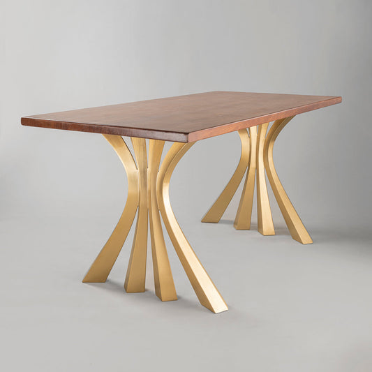 Gold Table Legs 420 Akro 28" H Modern Farmhouse Inspiration