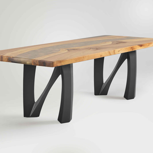 Bench Legs 104 Norah 16" H Mid-Century Modern Style