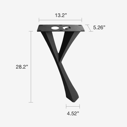 Furniture Legs 507 Yami 28.2" H for Modern Dining Tabletop