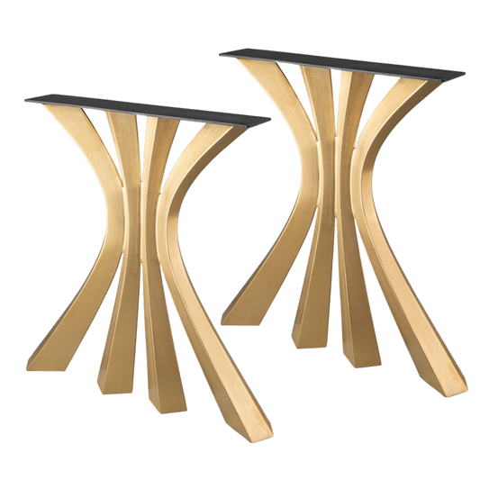Gold Table Legs 420 Akro 28" H Modern Farmhouse Inspiration