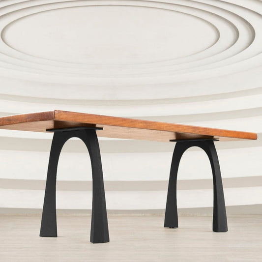 Bench Legs 116 Nura 16.2" H Minimalist Modern Style