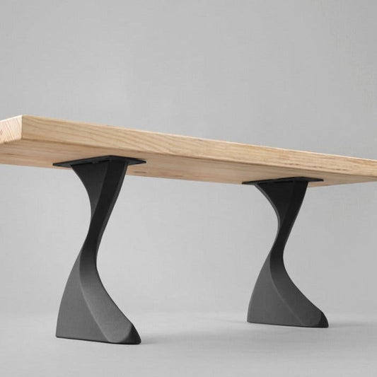 Bench Legs 122 Botas 16" H Minimalist Metal Furniture