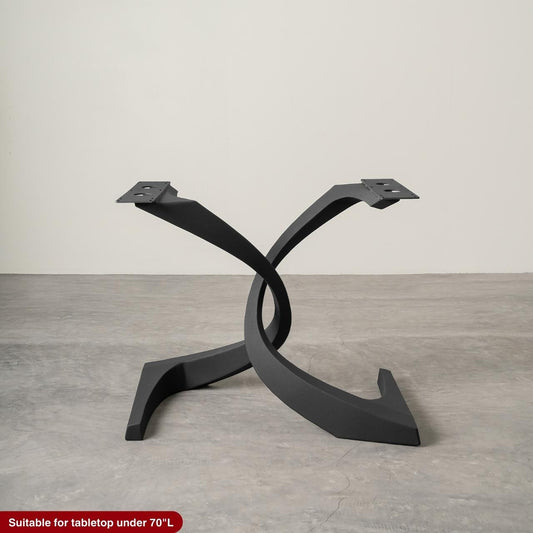 Table Base 315 Mamba 28" H Large Metal Pedestals