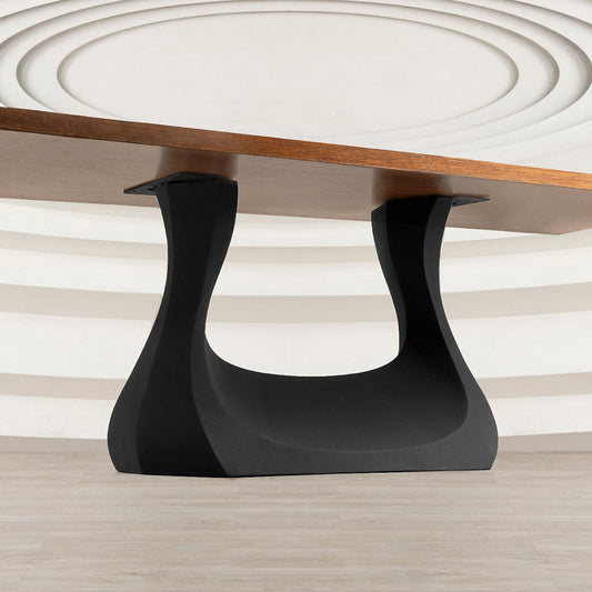 Dining Table Base 302 Uilani 28" H Metal Heavy-Duty Pedestal Stand