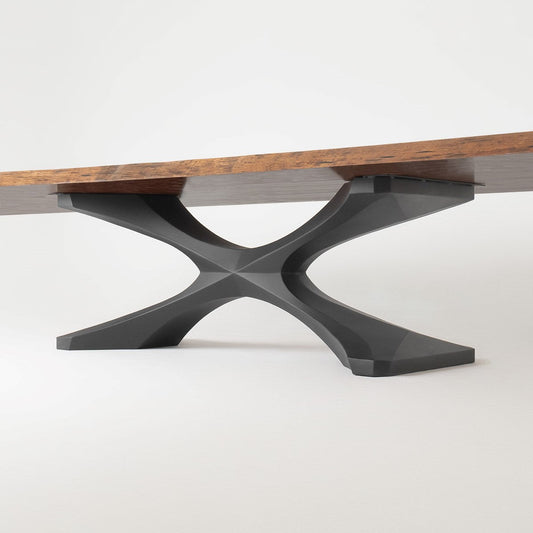 Table Base 306 Xerxes 28.5" H Metal with X Shape Legs