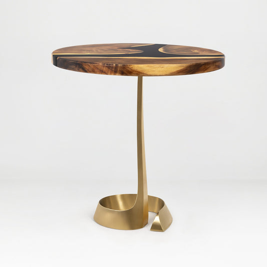 Gold Table Base 331-P1 Python 28.2" H Modern Metal Furniture Legs