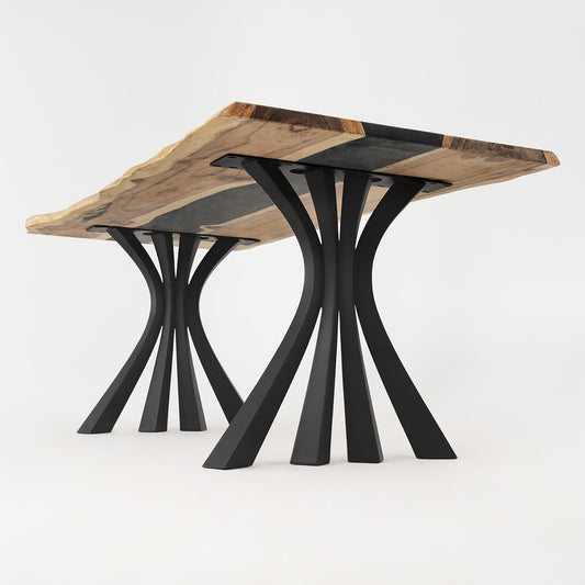 Furniture Legs 420 Akro 28.5" H Metal Handmade Dining Table Legs