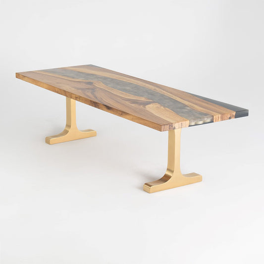 Gold Bench Legs 114 Wineglass 16.4" H Elegance Brass Furniture