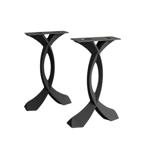 End Table Legs 219 Curva 20" H Mid-Century Modern Style