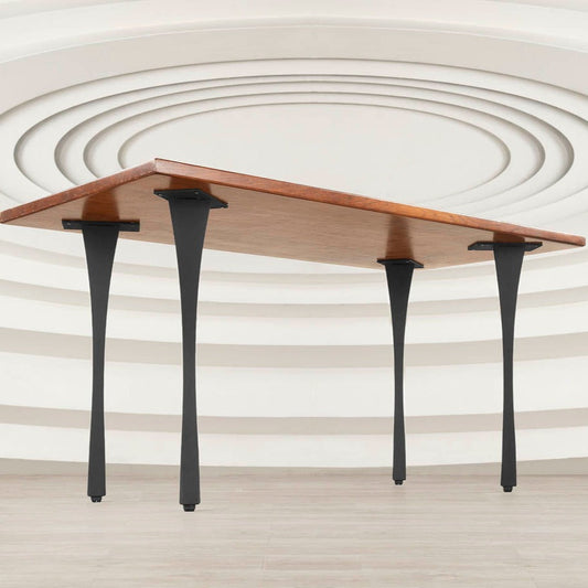 Desk Legs 501 Snello 28.2" H Metal Handmade Furniture Legs