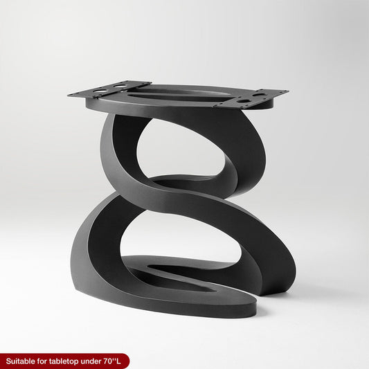 Table Base 336 Onda 28.4" H for Living or Dining Room Tables